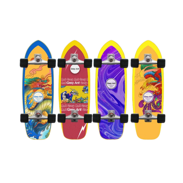 CX4 Truck Land Surfer Surfing Skateboard 32 Inch Surfboard Carver Practice Board 25-82cm Maple Wood Surfskate