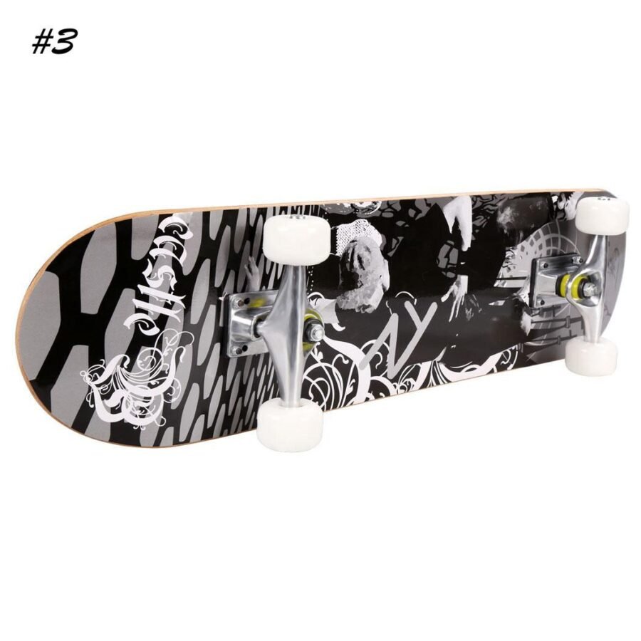 Fashion PRO Print Wood Board Complete Deck Skateboard Maple Wood Super Smooth PU Wheels High Speed Precision Bearing - Image 5