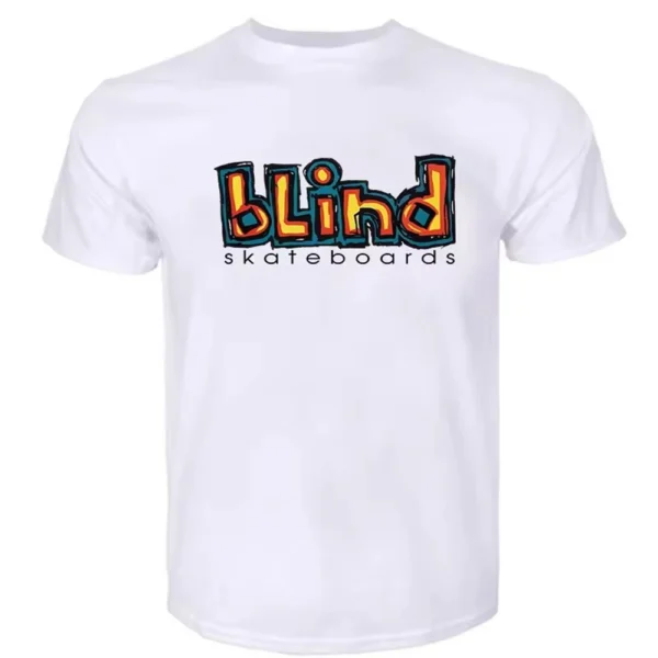 Playeras De mujeres TShirt Men Mens Clothing Homme Mens New in Top Tees Tee Shirt Homme Tshirts for Men Blind skateboard t-shirt
