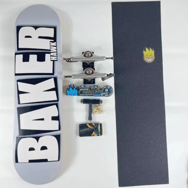 Baker Board Skating Professional Complete Skateboard 7-ply Canada Maple More Color 7.75/8.0/8.25/8.5 Inch Double Rocket