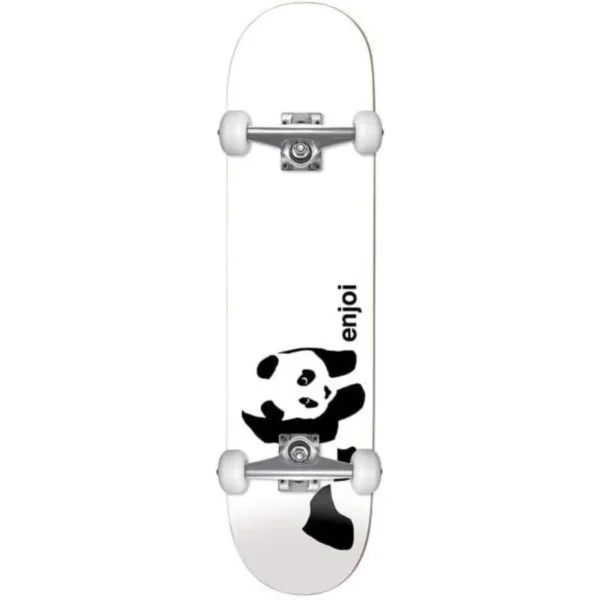 Enjoi Skateboard Complete Deck Whitey Panda 7.75" Complete