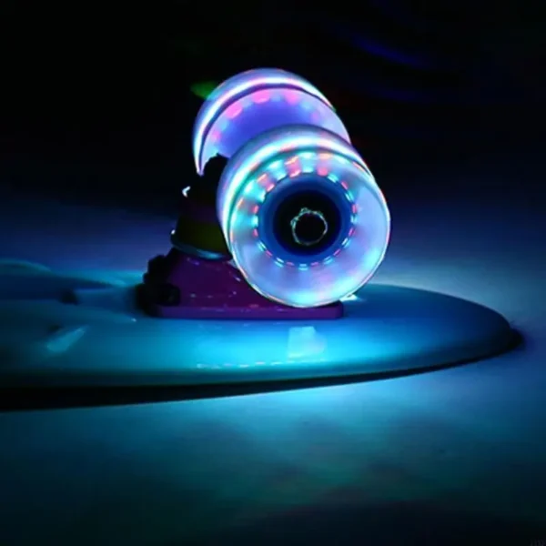 22inch Complete Mini Cruiser Skateboard Flashing Fish Skate Board