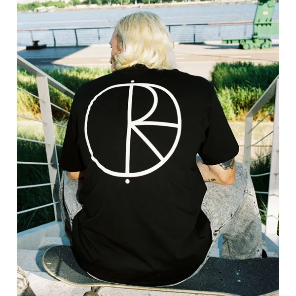 Camiseta para monopatín, marca deportiva, Polar Skate Co Bear, camiseta informal transpirable de manga corta estampada para hombre, camiseta de algodón para parejas