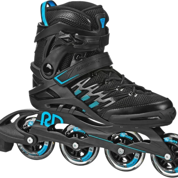 Men's Inline Skates Semi Soft Elite Level Boot with Memory Foam Padding Aluminum Roller Skate Shoes Hybrid